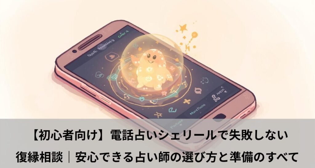 【初心者向け】電話占いシェリールで失敗しない復縁相談｜安心できる占い師の選び方と準備のすべて