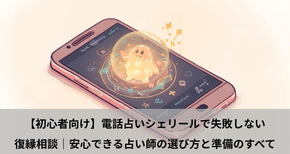【初心者向け】電話占いシェリールで失敗しない復縁相談｜安心できる占い師の選び方と準備のすべて