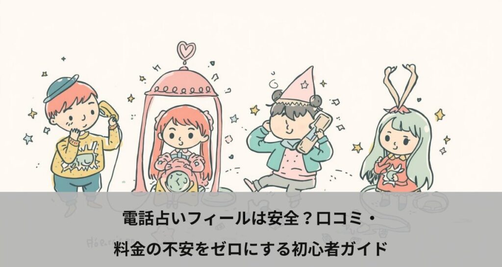 電話占いフィールは安全？口コミ・料金の不安をゼロにする初心者ガイド