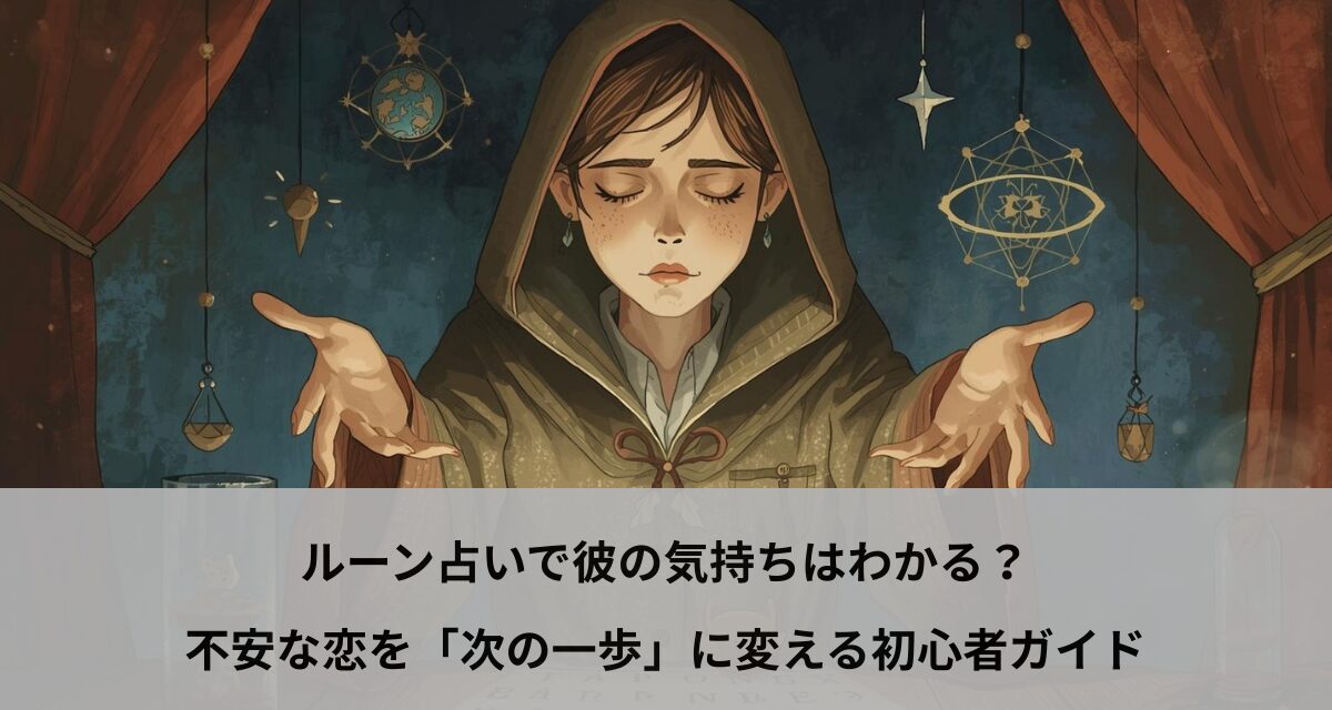 ルーン占いで彼の気持ちはわかる？不安な恋を「次の一歩」に変える初心者ガイド