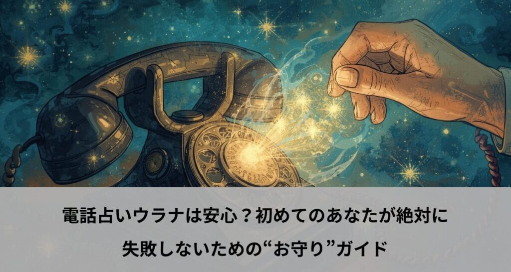 電話占いウラナは安心？初めてのあなたが絶対に失敗しないための“お守り”ガイド