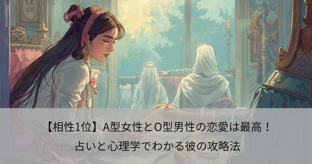 【相性1位】A型女性とO型男性の恋愛は最高！占いと心理学でわかる彼の攻略法