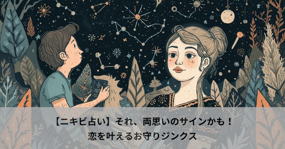 【ニキビ占い】それ、両思いのサインかも！恋を叶えるお守りジンクス