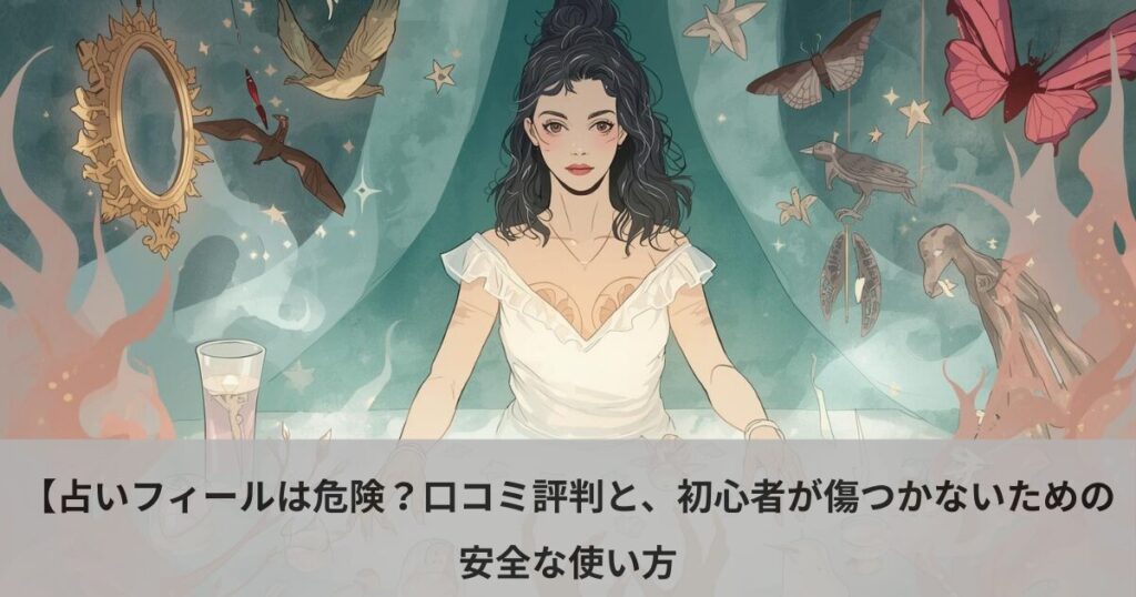 占いフィールは危険？口コミ評判と、初心者が傷つかないための安全な使い方