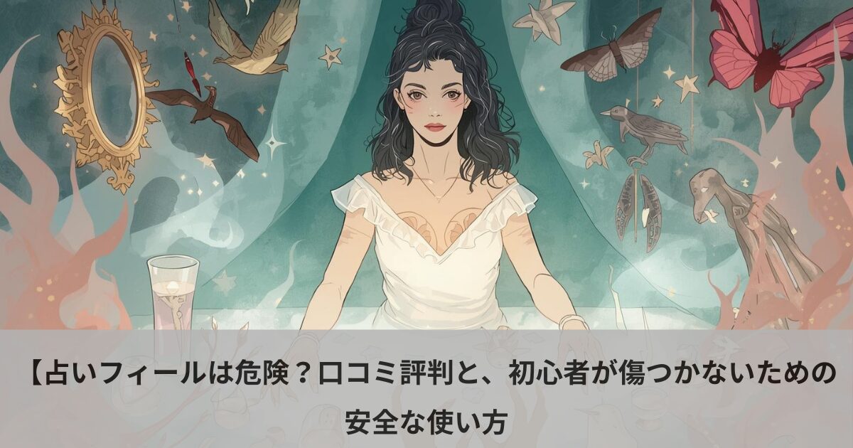 占いフィールは危険？口コミ評判と、初心者が傷つかないための安全な使い方