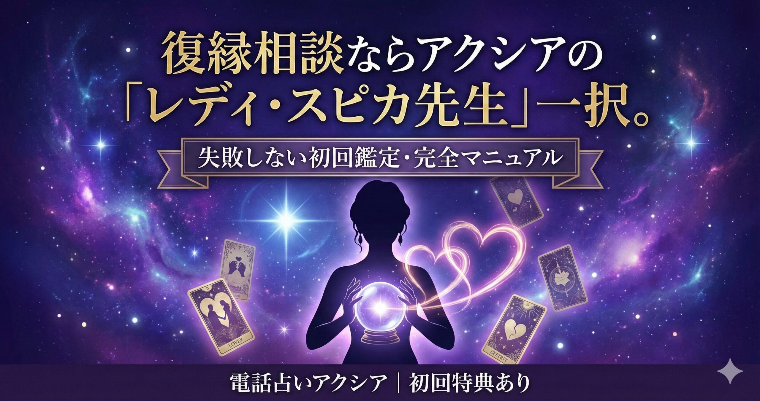 復縁相談ならアクシアの「レディ・スピカ先生」一択。失敗しない初回鑑定・完全マニュアル