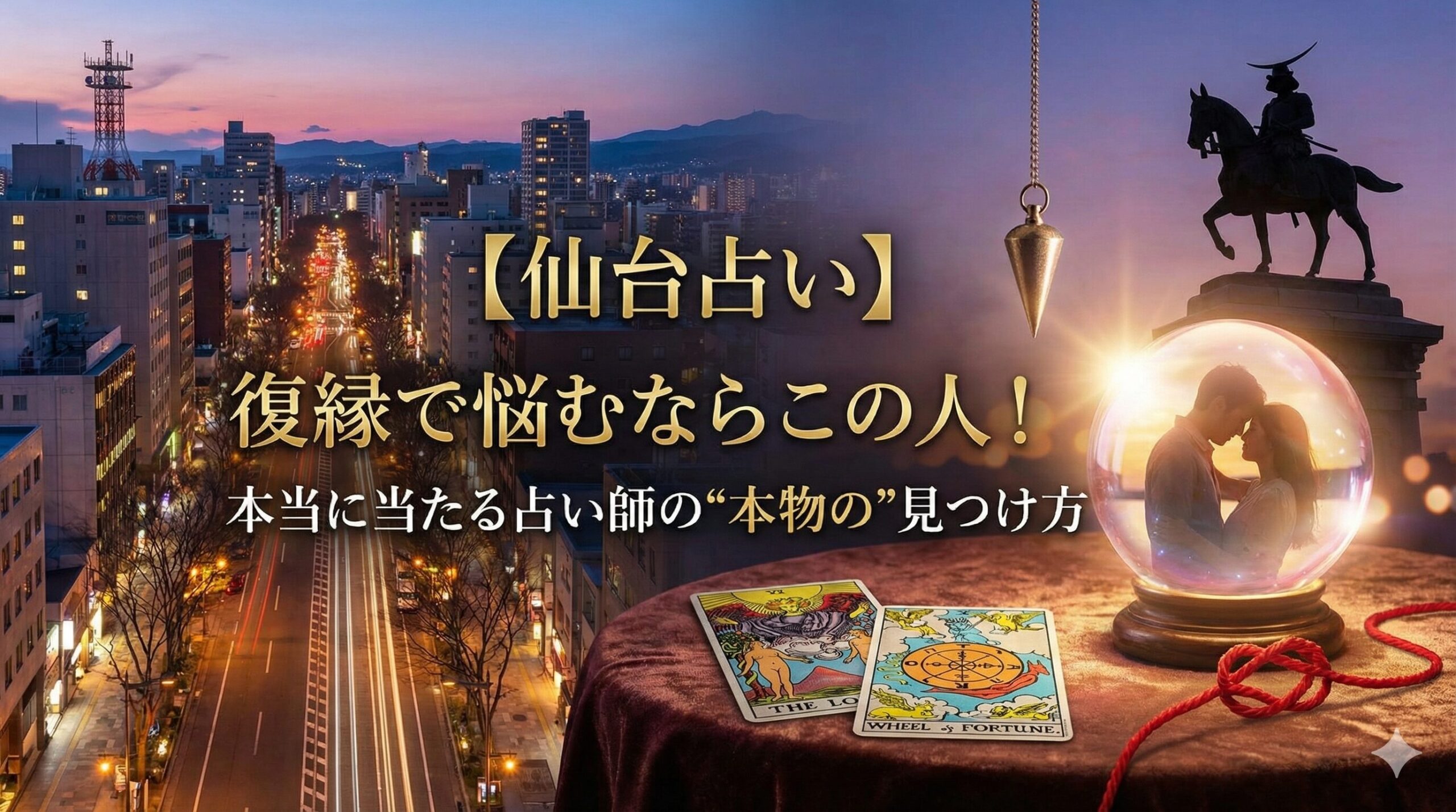 【仙台占い】復縁で悩むならこの人！本当に当たる占い師の“本物の”見つけ方