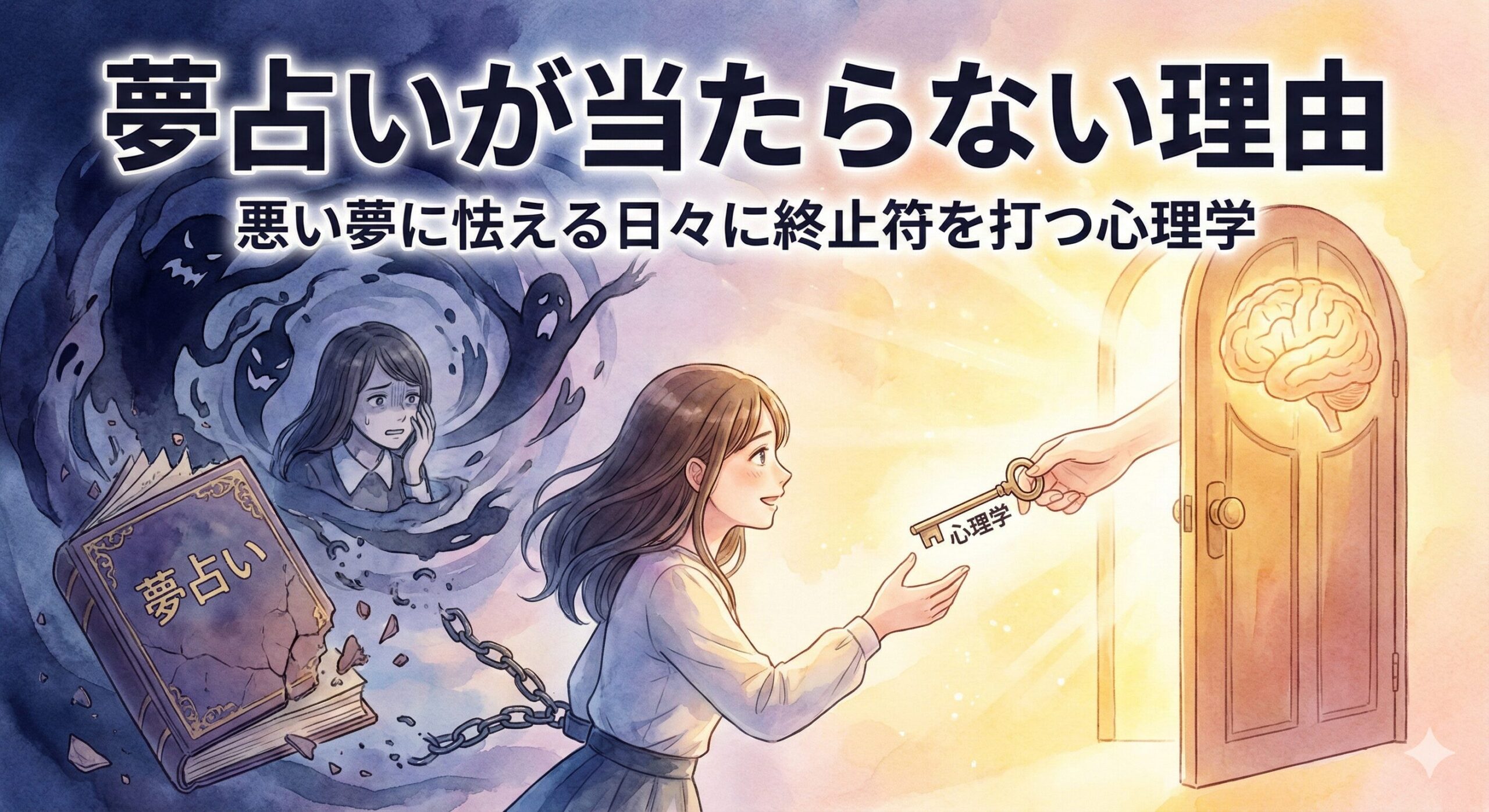 夢占いが当たらない理由｜悪い夢に怯える日々に終止符を打つ心理学