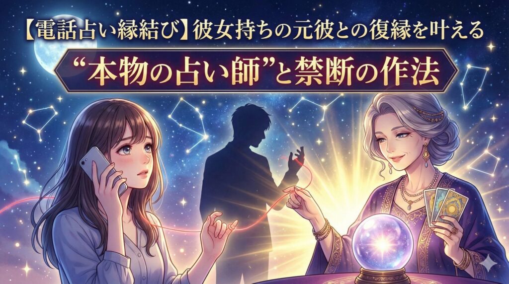 【電話占い縁結び】彼女持ちの元彼との復縁を叶える“本物の占い師”と禁断の作法