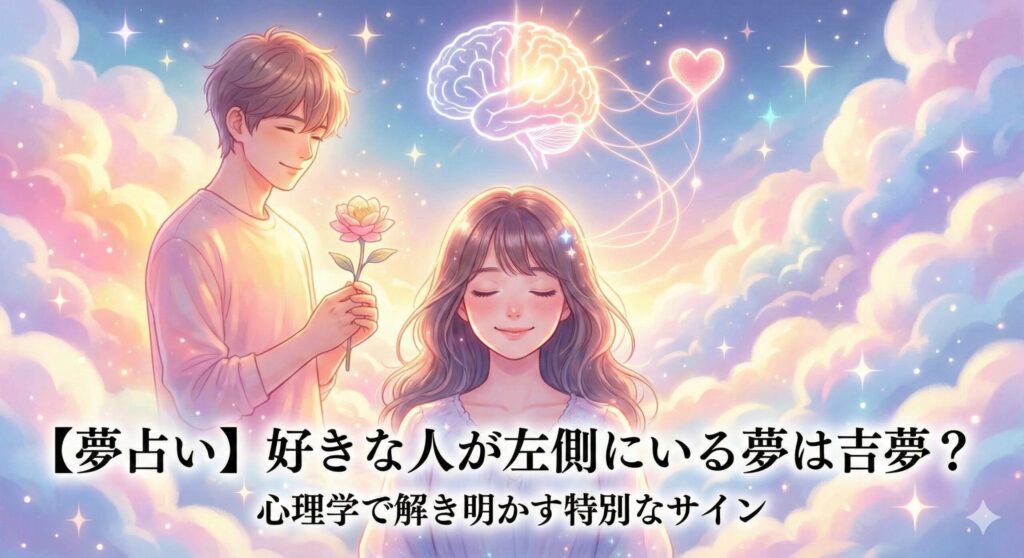 【夢占い】好きな人が左側にいる夢は吉夢？心理学で解き明かす特別なサイン