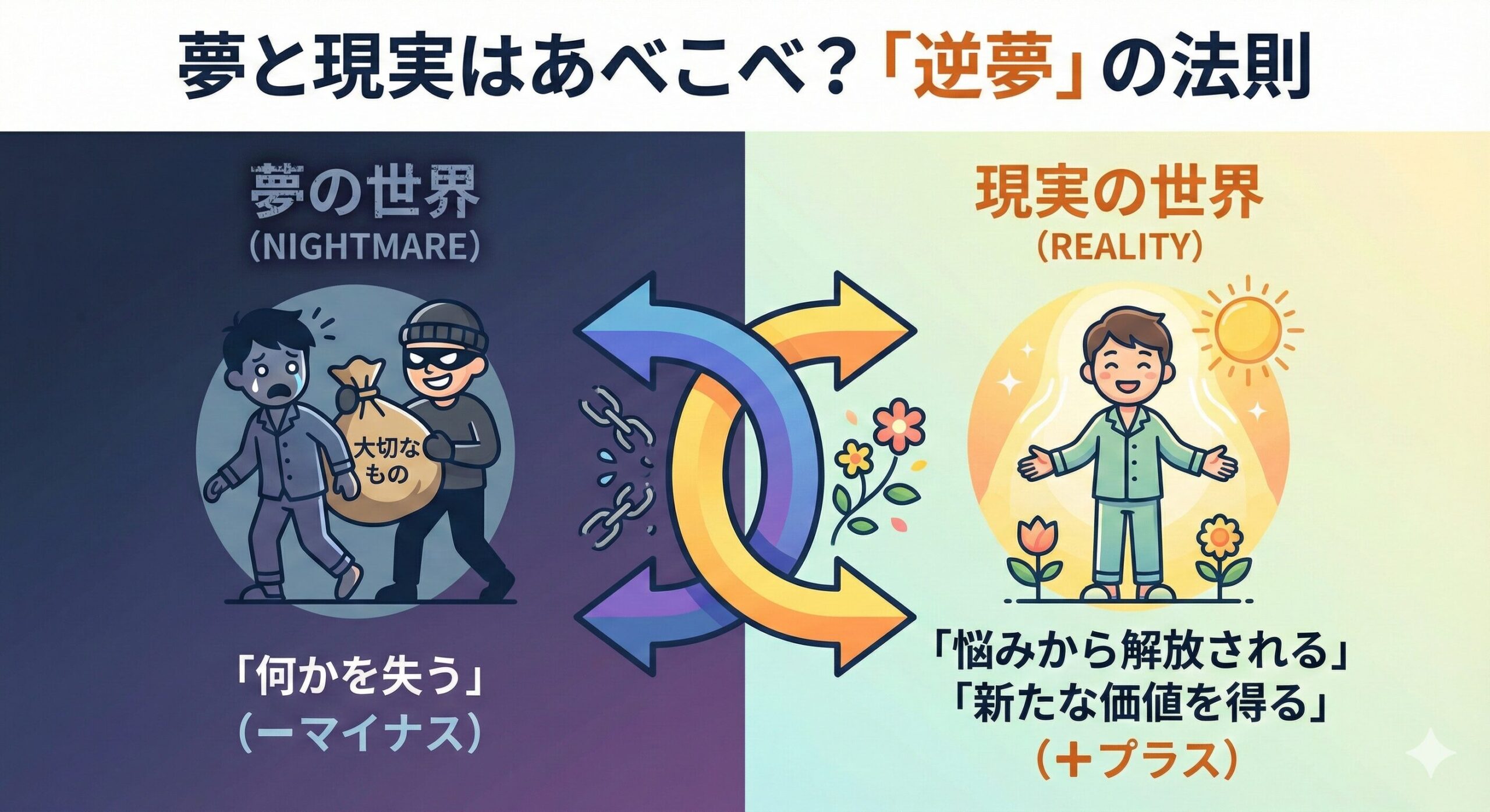 強盗の夢は不吉な予兆？仕事の不安が見せる「逆夢」のサイン