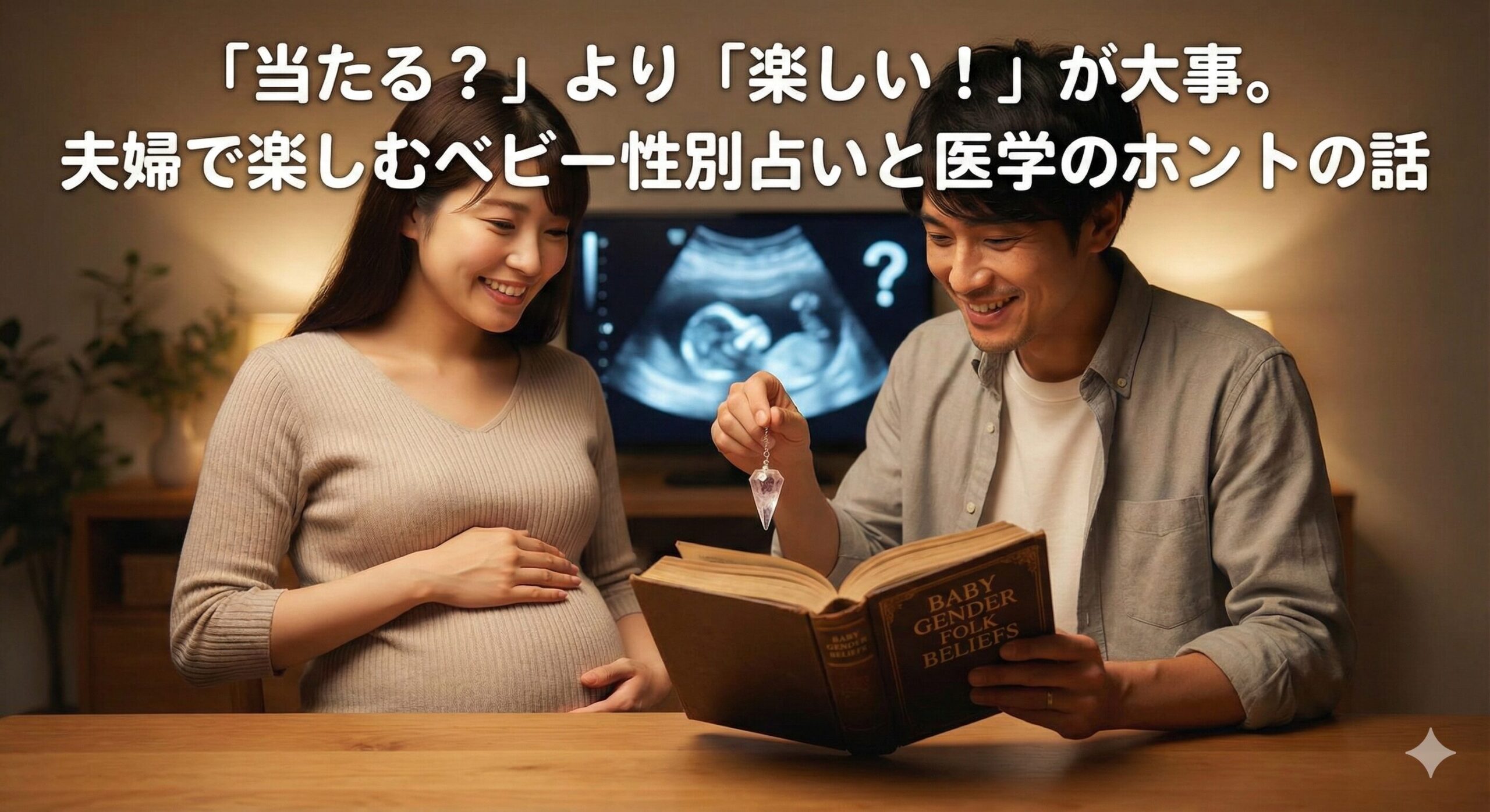 「当たる？」より「楽しい！」が大事。夫婦で楽しむベビー性別占いと医学のホントの話