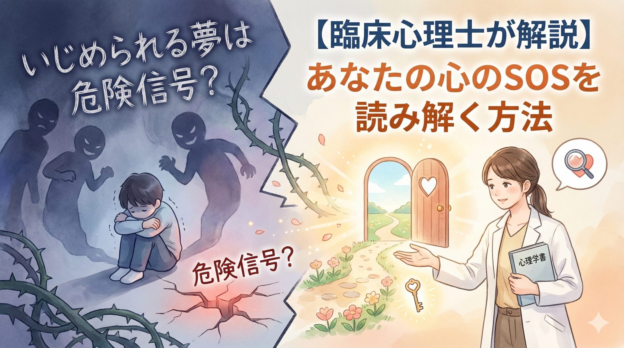 【臨床心理士が解説】いじめられる夢は危険信号？あなたの心のSOSを読み解く方法
