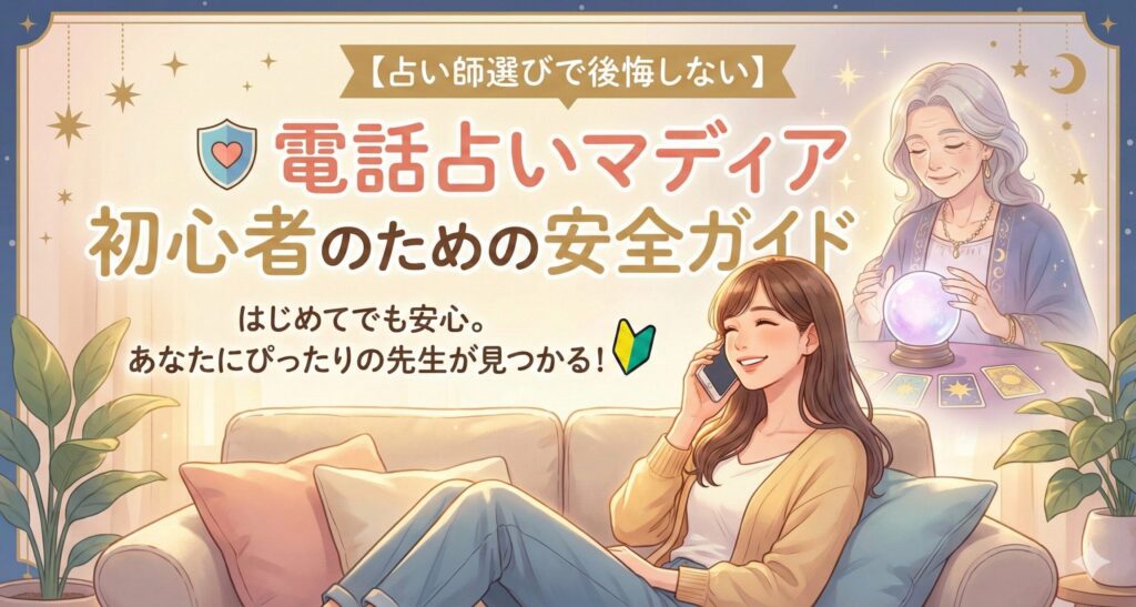 【占い師選びで後悔しない】電話占いマディア初心者のための安全ガイド