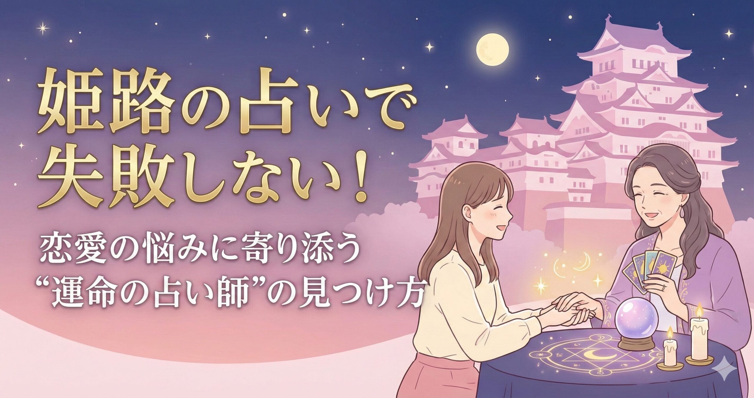 姫路の占いで失敗しない！恋愛の悩みに寄り添う“運命の占い師”の見つけ方