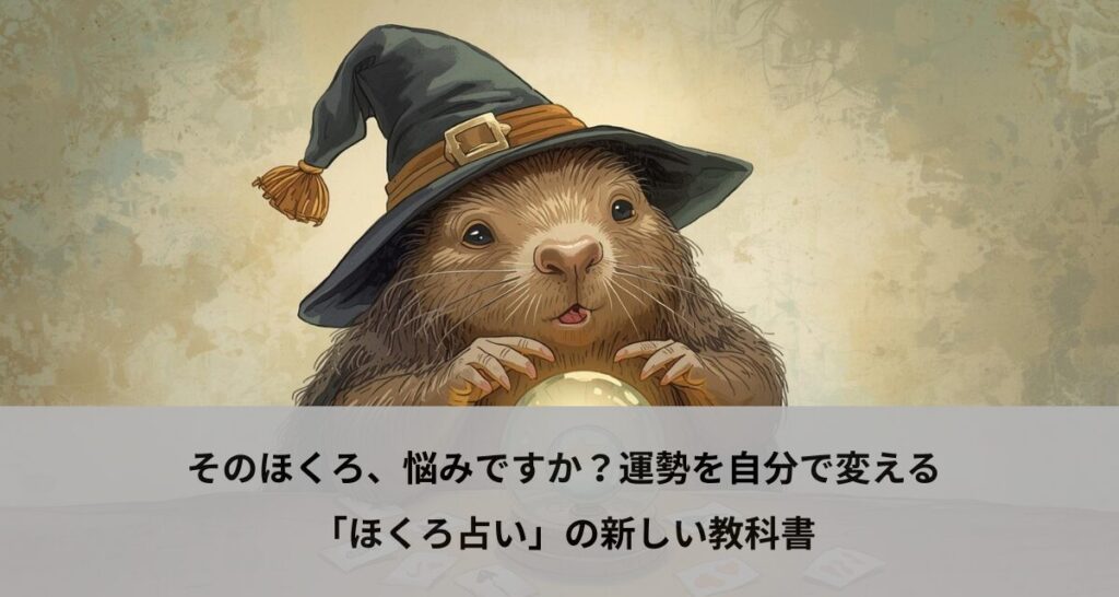 そのほくろ、悩みですか？運勢を自分で変える「ほくろ占い」の新しい教科書