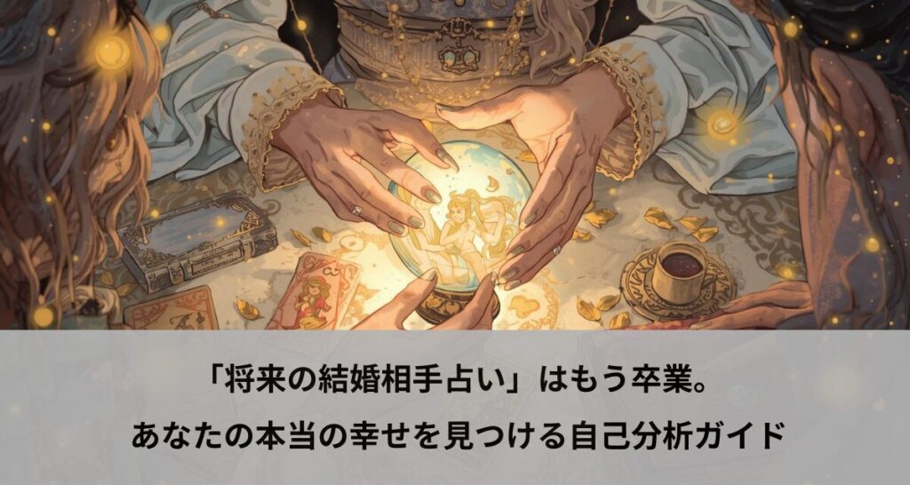 「将来の結婚相手占い」はもう卒業。あなたの本当の幸せを見つける自己分析ガイド