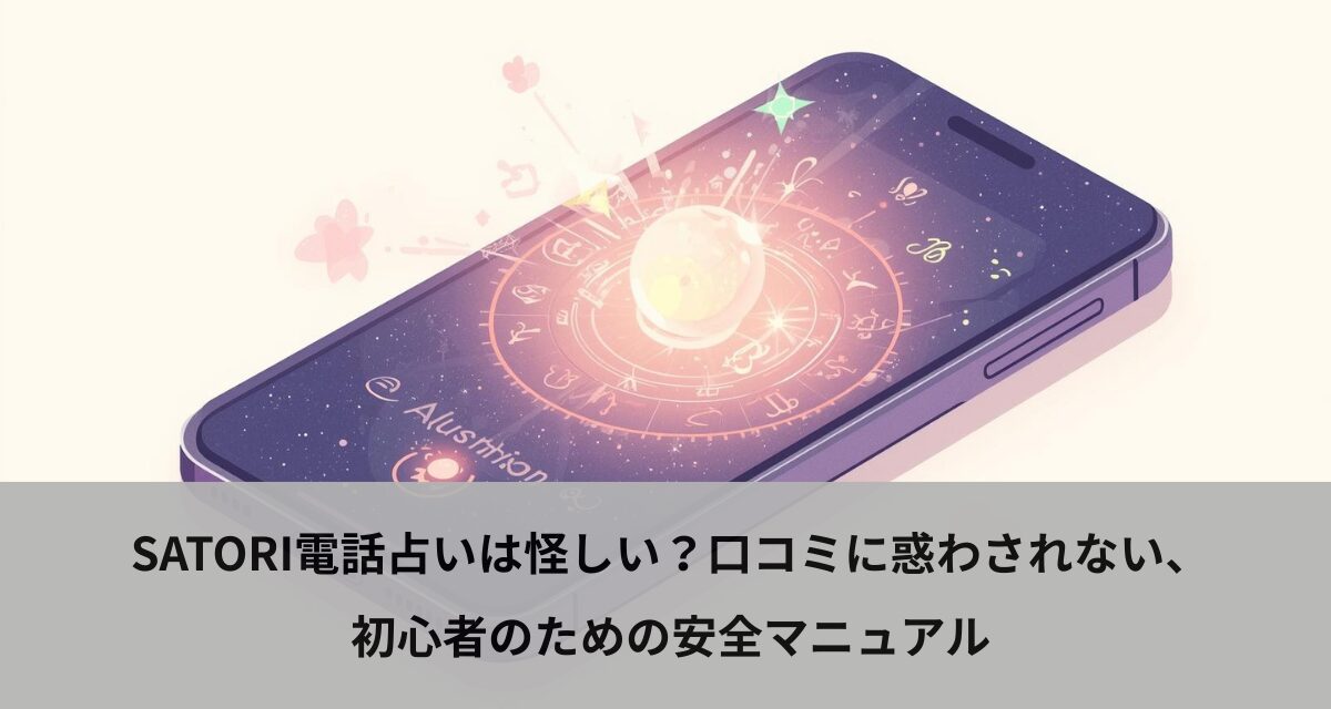 SATORI電話占いは怪しい？口コミに惑わされない、初心者のための安全マニュアル
