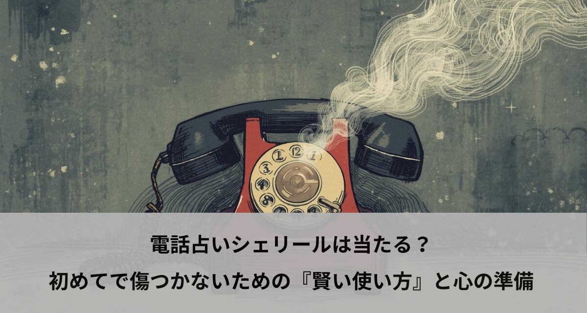 電話占いシェリールは当たる？初めてで傷つかないための『賢い使い方』と心の準備