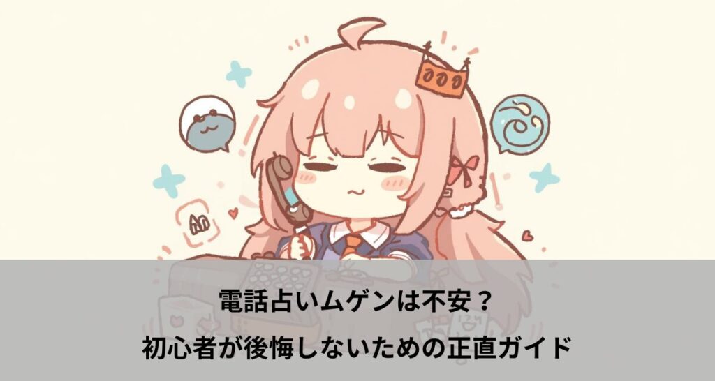 電話占いムゲンは不安？初心者が後悔しないための正直ガイド