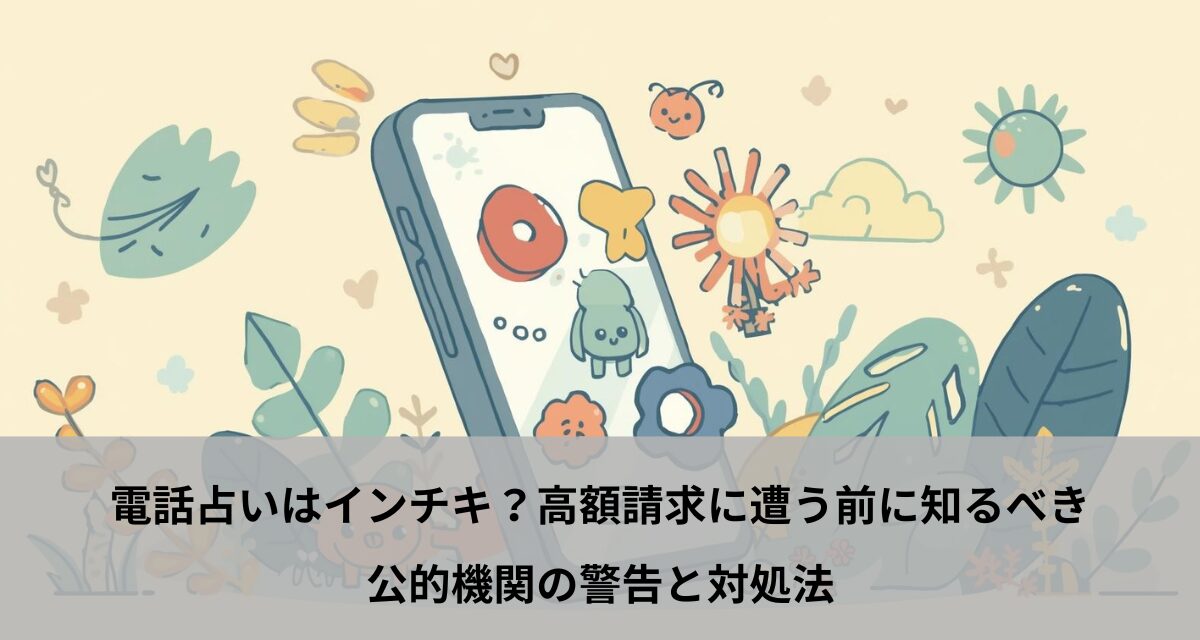 電話占いはインチキ？高額請求に遭う前に知るべき公的機関の警告と対処法