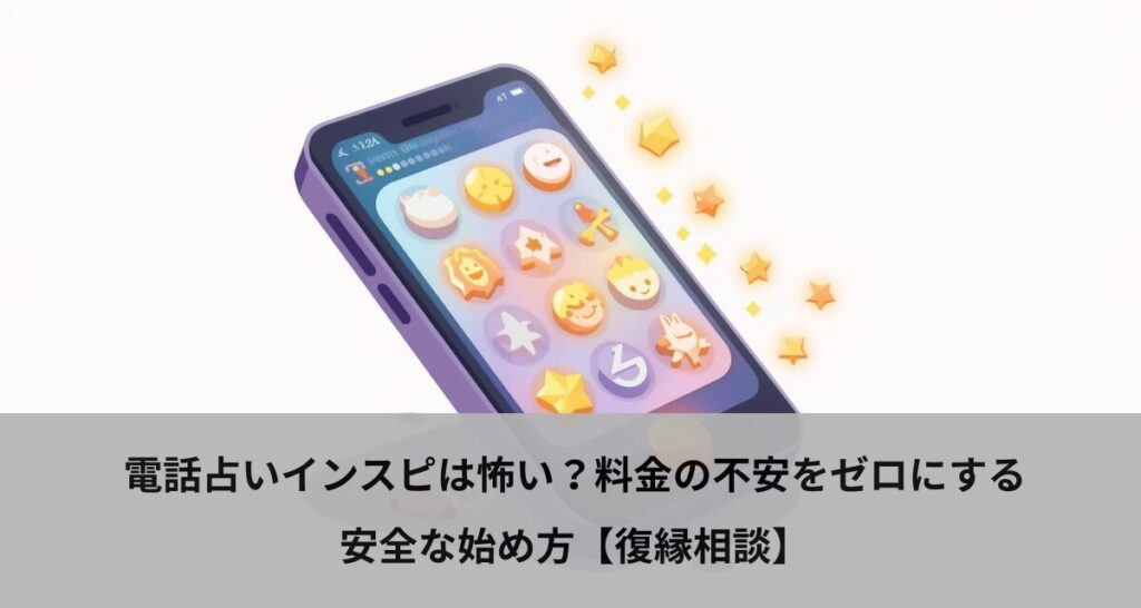 電話占いインスピは怖い？料金の不安をゼロにする安全な始め方【復縁相談】