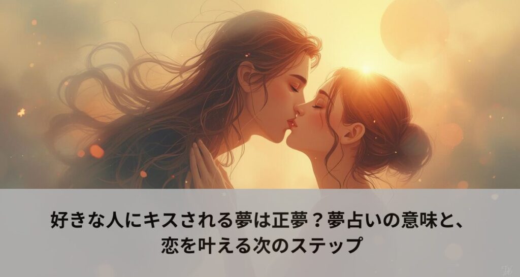 好きな人にキスされる夢は正夢？夢占いの意味と、恋を叶える次のステップ