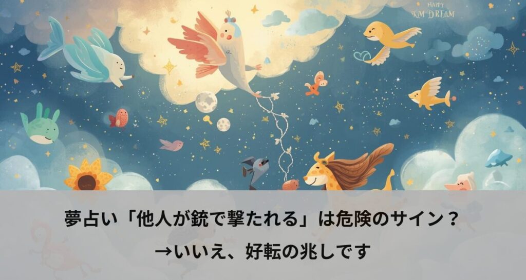 夢占い「他人が銃で撃たれる」は危険のサイン？→いいえ、好転の兆しです
