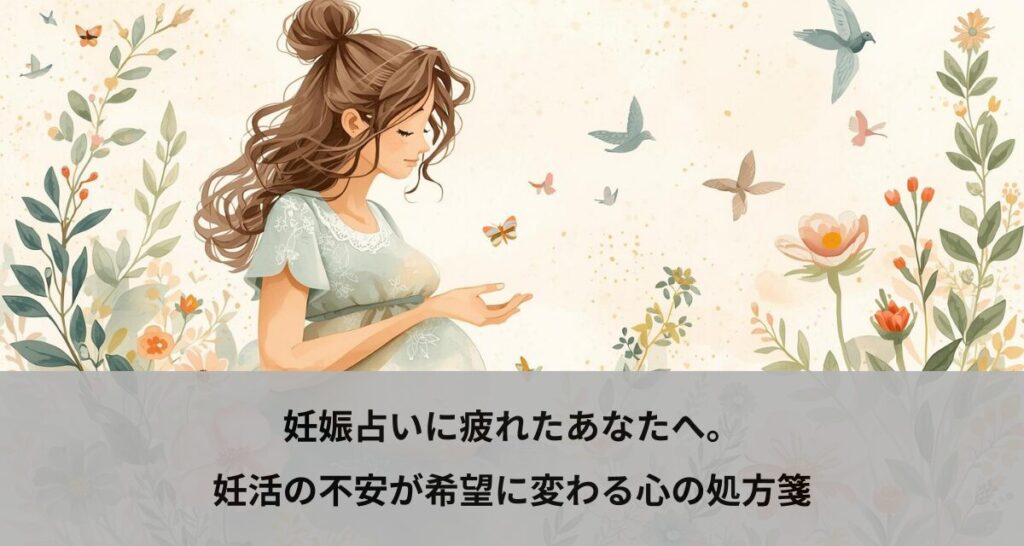 妊娠占いに疲れたあなたへ。妊活の不安が希望に変わる心の処方箋
