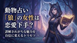 動物占い「狼」の女性は恋愛下手？誤解されがちな魅力を自信に変えるトリセツ