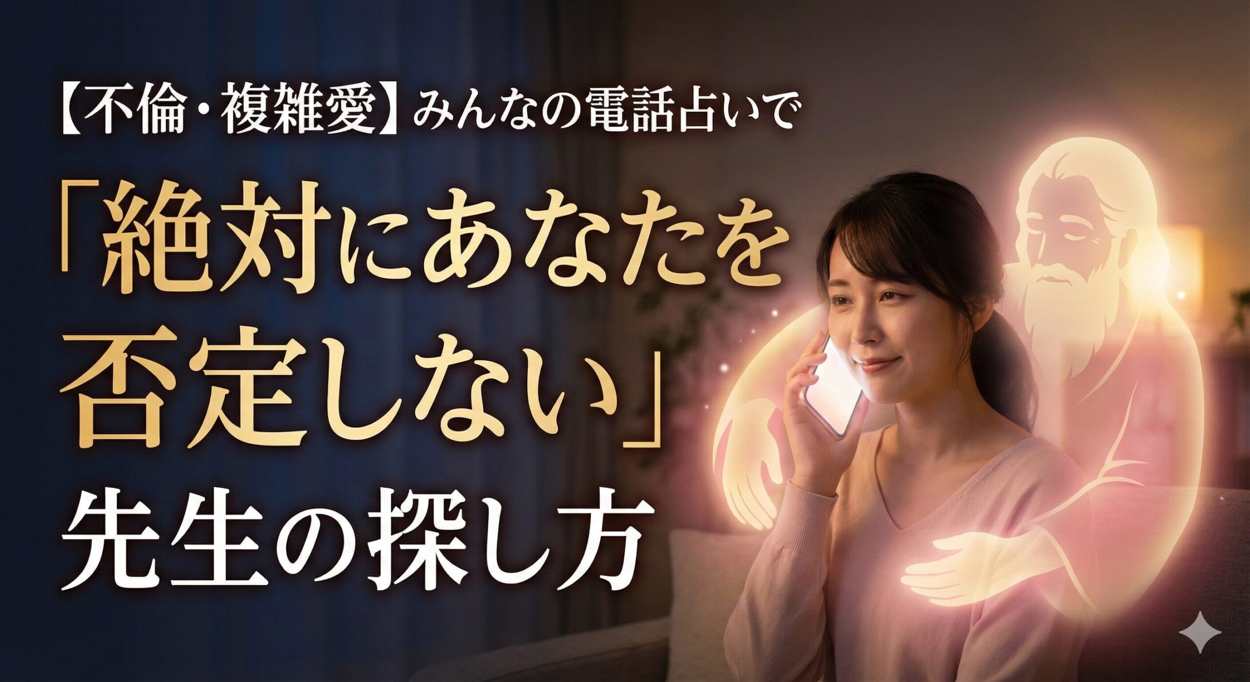 【不倫・複雑愛】みんなの電話占いで「絶対にあなたを否定しない」先生の探し方