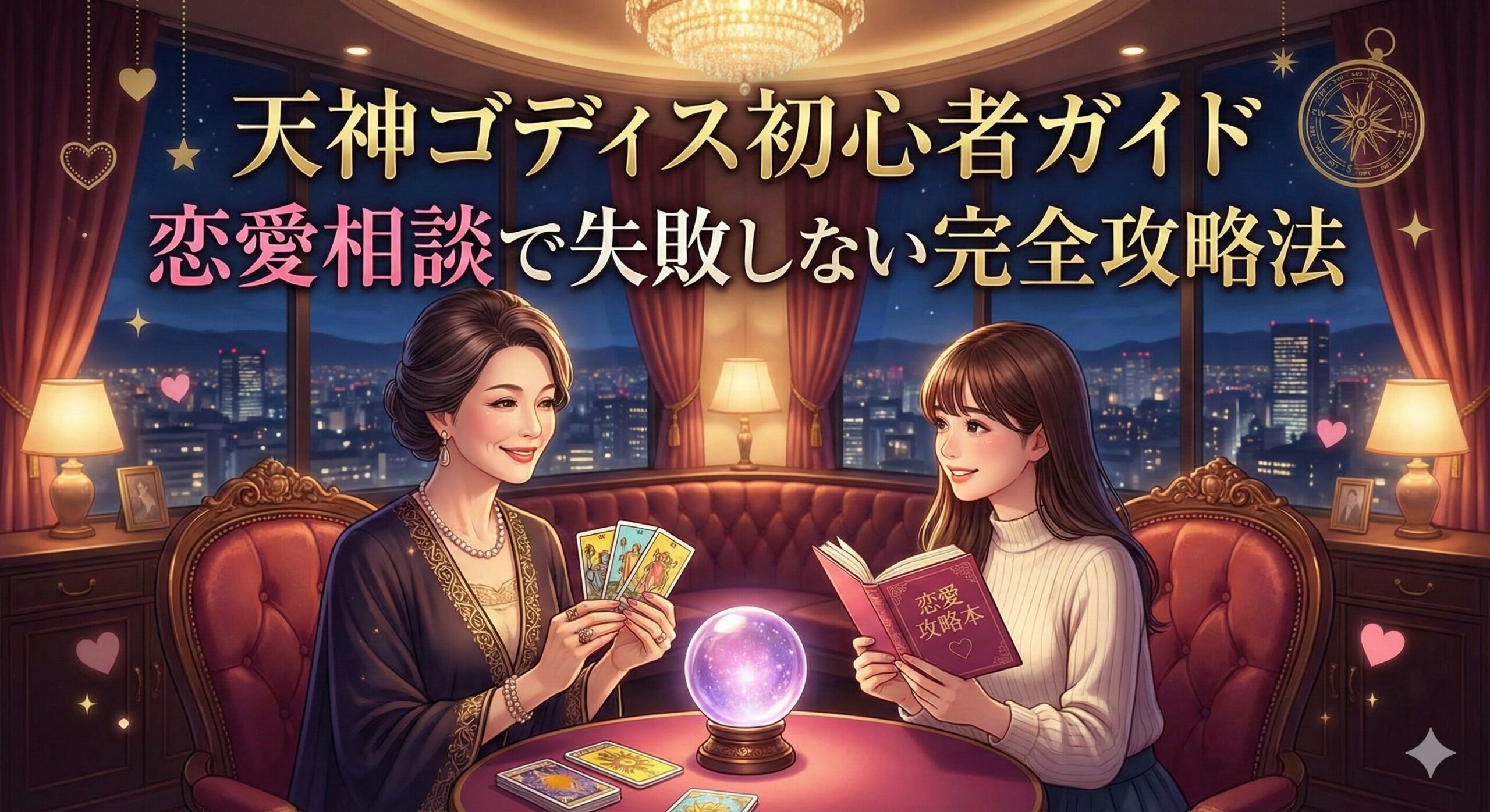 天神ゴディス初心者ガイド｜恋愛相談で失敗しない完全攻略法