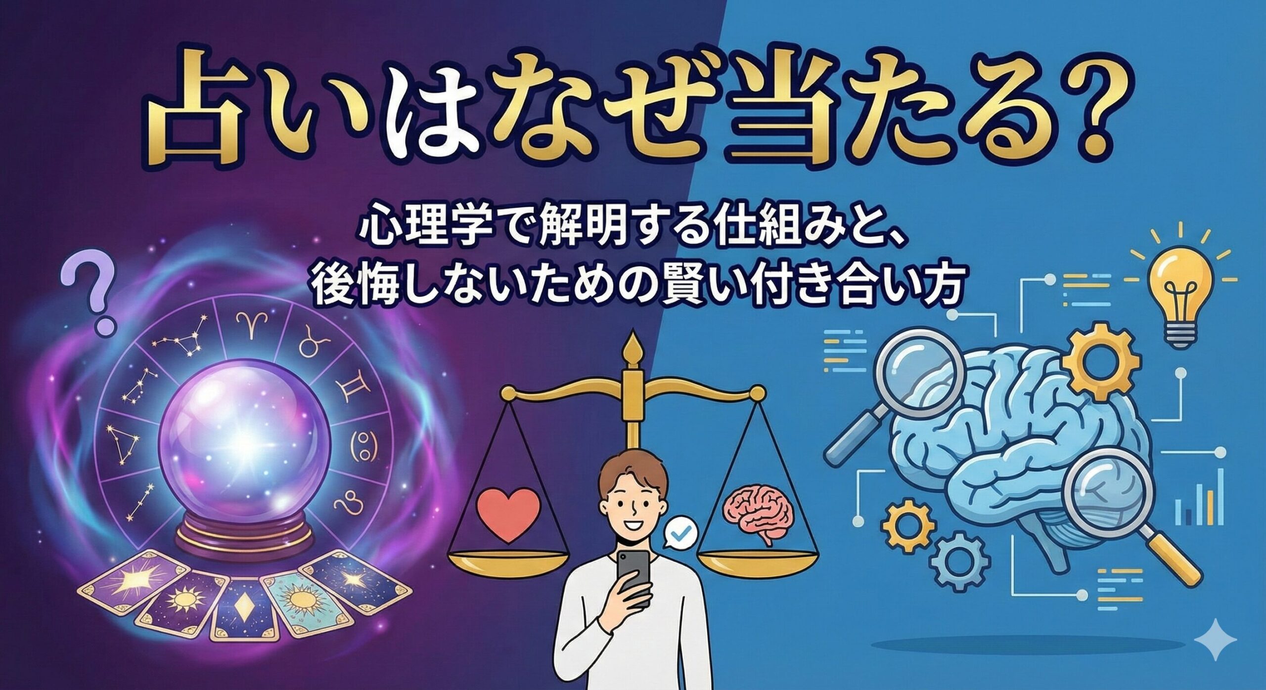 占いはなぜ当たる？心理学で解明する仕組みと、後悔しないための賢い付き合い方