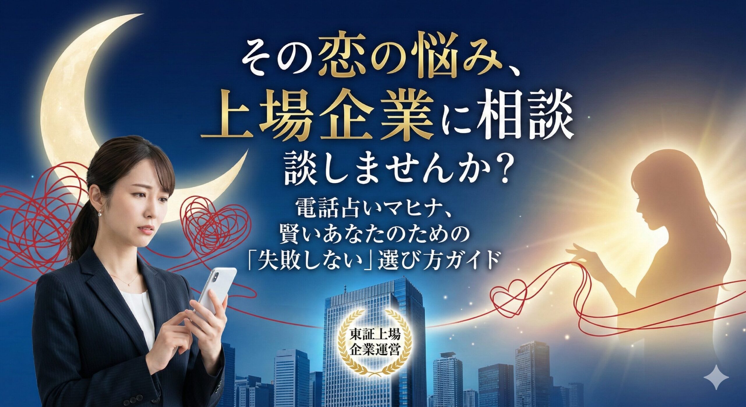 その恋の悩み、上場企業に相談しませんか？電話占いマヒナ、賢いあなたのための「失敗しない」選び方ガイド