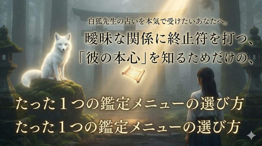 Mr. White Fox's Fortune Telling