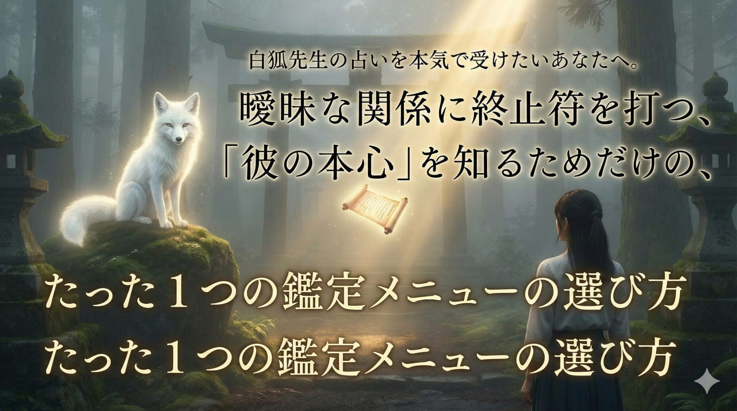 Mr. White Fox's Fortune Telling