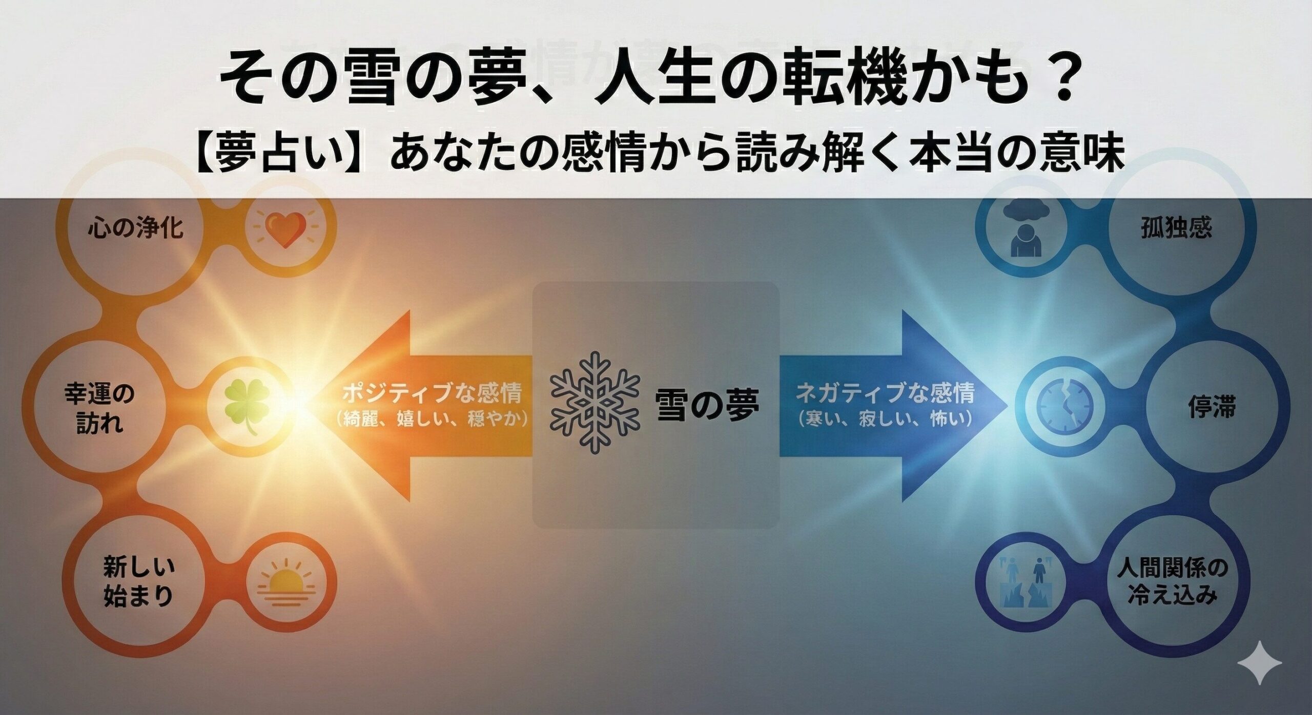 その雪の夢、人生の転機かも？【夢占い】あなたの感情から読み解く本当の意味
