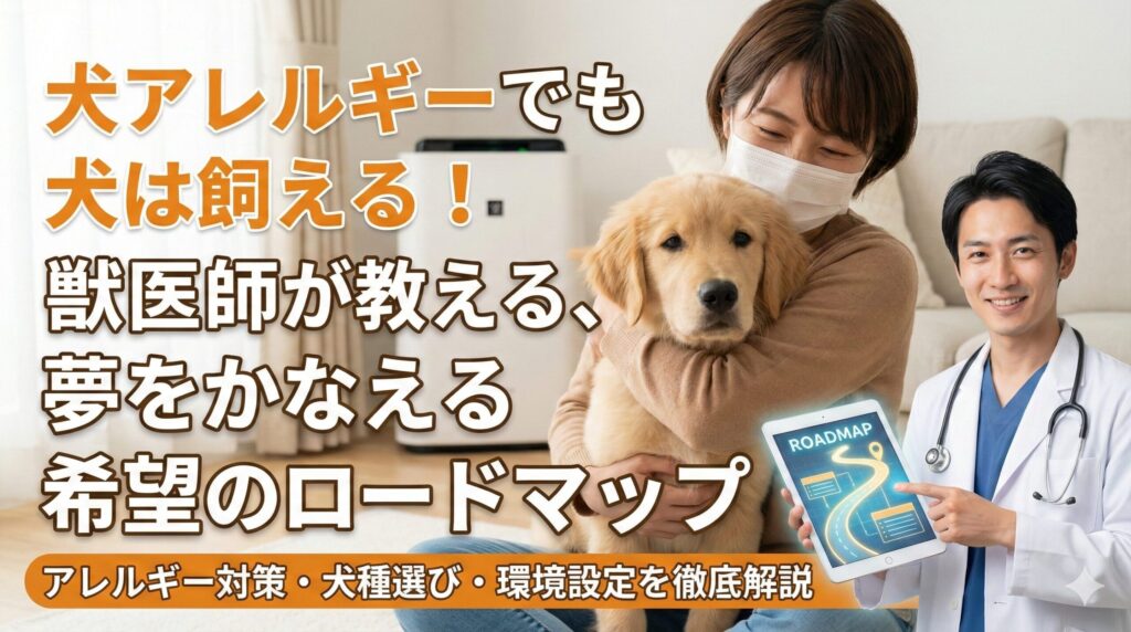 犬アレルギーでも犬は飼える！獣医師が教える、夢をかなえる希望のロードマップ