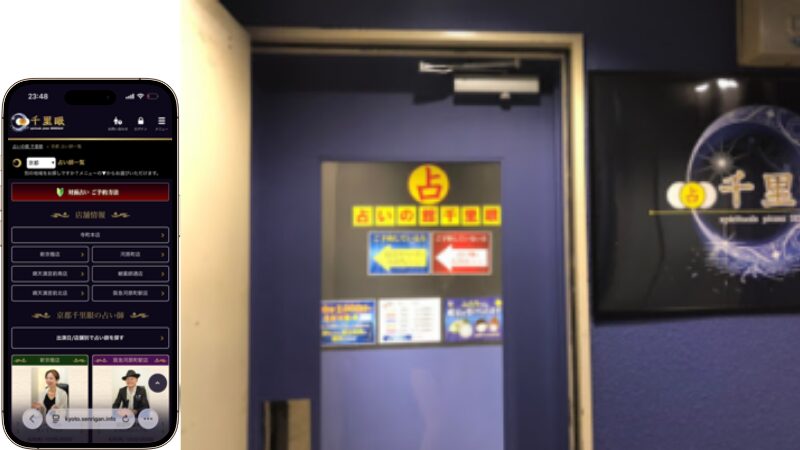 占いの館千里眼 錦天満宮前北店の外観