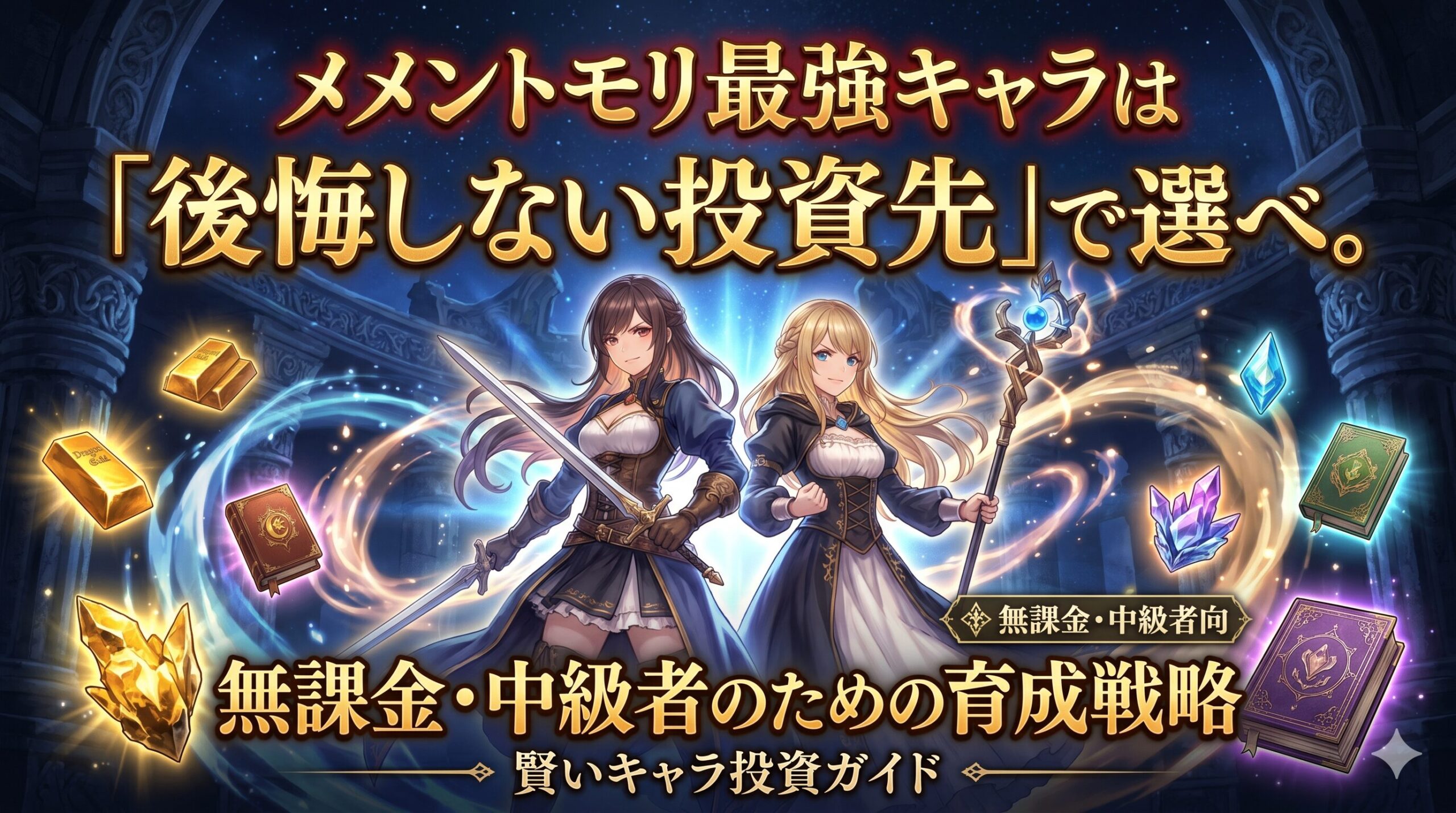 メメントモリ最強キャラは「後悔しない投資先」で選べ。無課金・中級者のための育成戦略