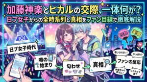 加藤神楽とヒカルの交際、一体何が？日プ女子からの全時系列と真相をファン目線で徹底解説