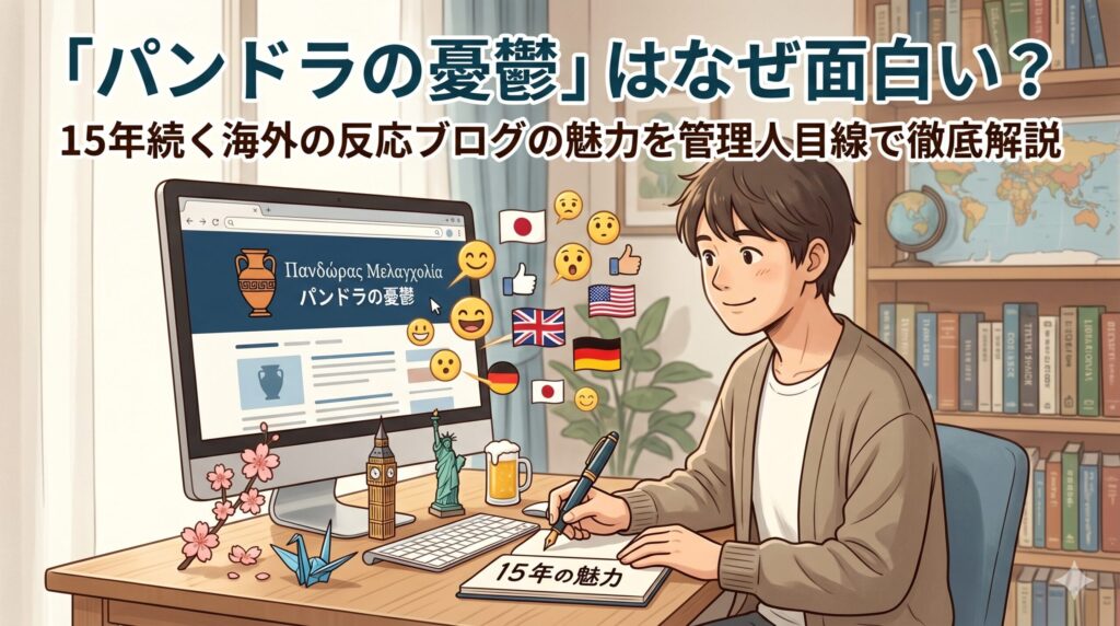 「パンドラの憂鬱」はなぜ面白い？15年続く海外の反応ブログの魅力を管理人目線で徹底解説